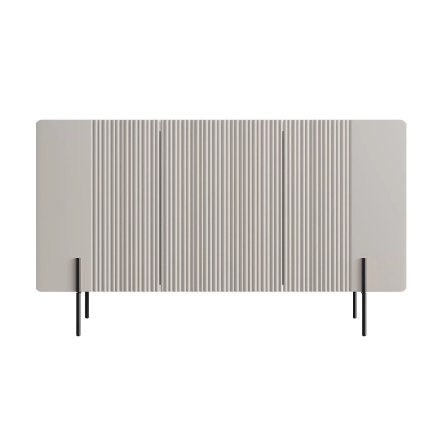 Komoda Malmi 150 cm - kaszmir / czarne nóżki